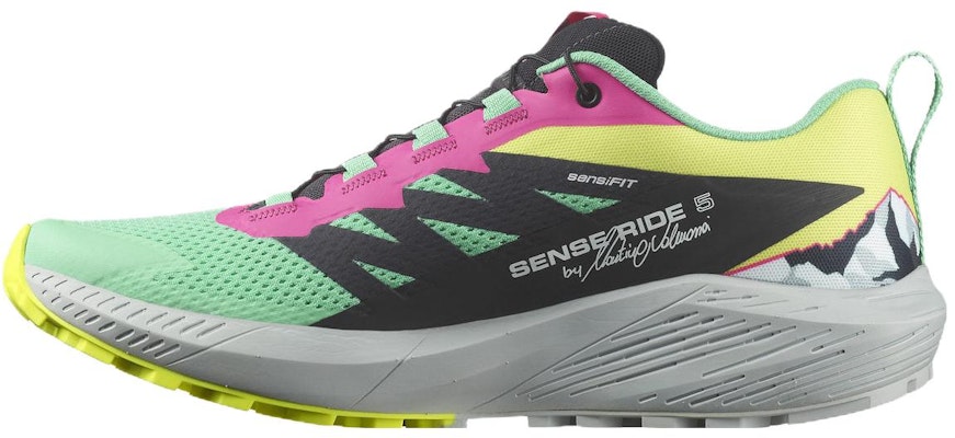 Salomon Sense Ride 5 'Green Pink' L47234300 Buy Salomon Sense Ride 5 'Green Pink' L47234300