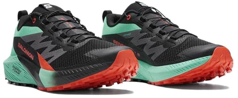 Salomon Sense Ride 5 Low Top 'Black Green' 476982 Order Salomon Sense Ride 5 Low Top 'Black Green' 476982