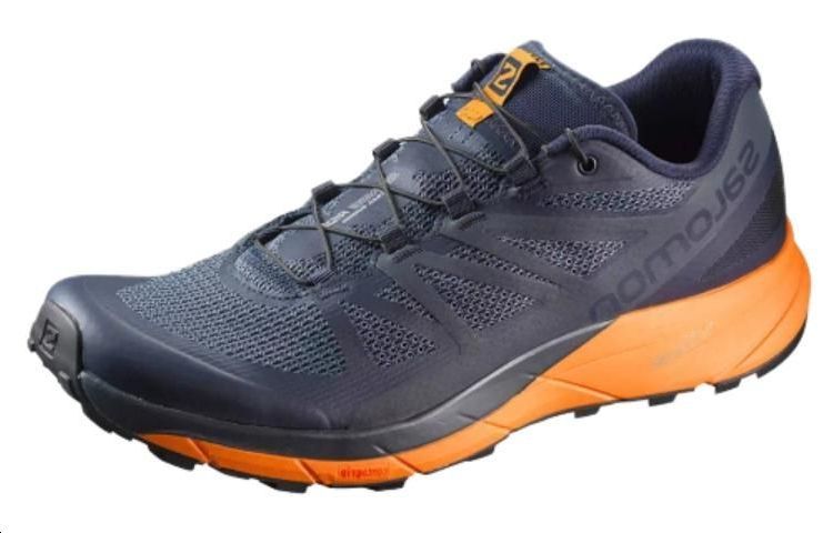 Salomon Sense Ride Trail Running Shoes 'Navy Blazer Bright Marigold Ombre Blue' L39474300