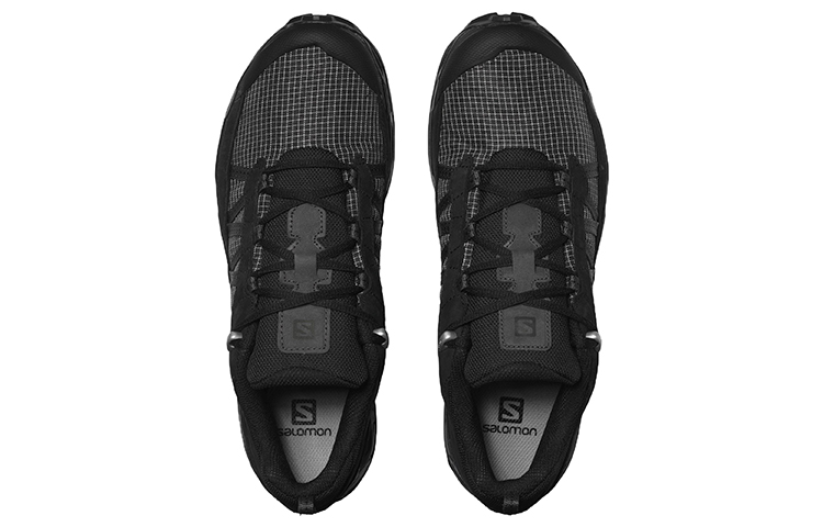 Lookbook 살로몬 쉘터 로우 가죽 "블랙 컴포트" (남녀공용 아웃도어) 416678