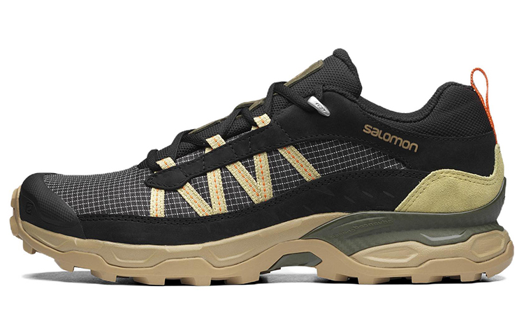 Salomon Shelter Low Leather 'Black Yellow' 416677