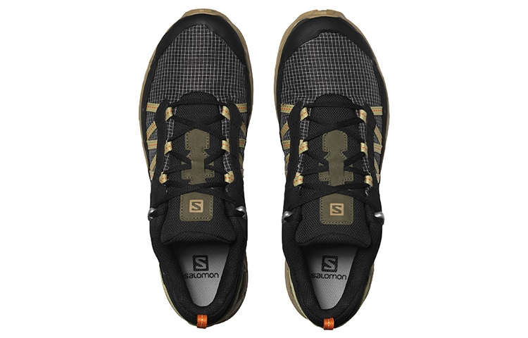 Lookbook Salomon Shelter Low Leather 舒適耐磨戶外功能鞋 男女同款 黑黃