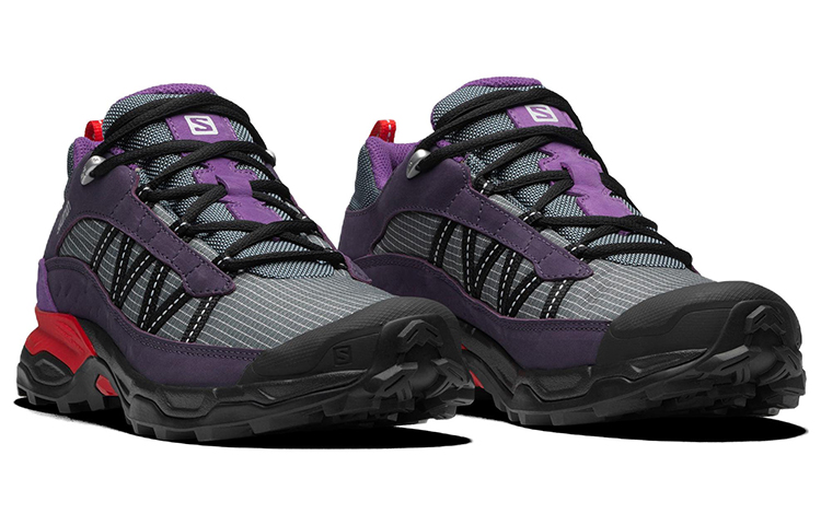 Salomon Shelter Low Leather 'Grey Purple' 圖 2