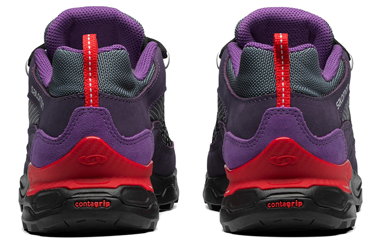 Salomon Shelter Low Leather 'Grey Purple' 圖 4