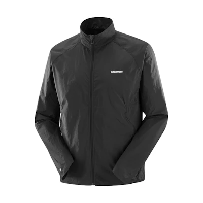 Salomon Shkout Fly Lightweight Breathable Black Long-Sleeve Jacket C24201