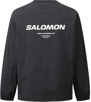 SALOMON Slate Korean Oversized Crewneck Sweatshirt Unisex Black C28029 Buy SALOMON Slate Korean Oversized Crewneck Sweatshirt Unisex Black C28029