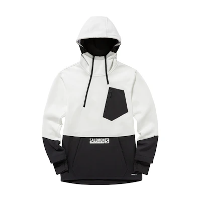 Salomon SN CODU Colorblock Outdoor Hoodie Brown White Unisex C16914