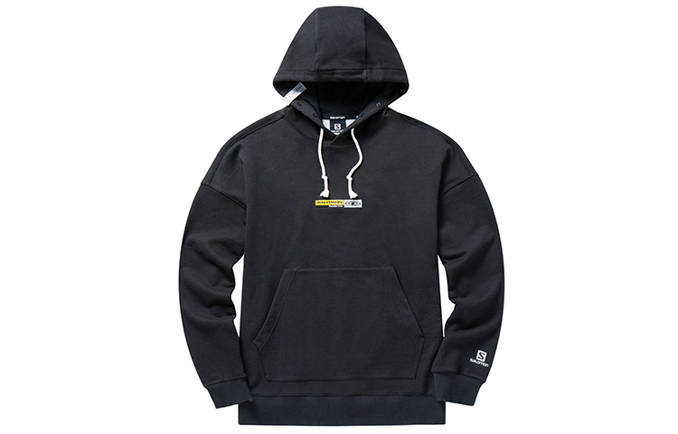 Salomon Sn E Hoodie Black Water-Resistant Casual Hoodie C19238