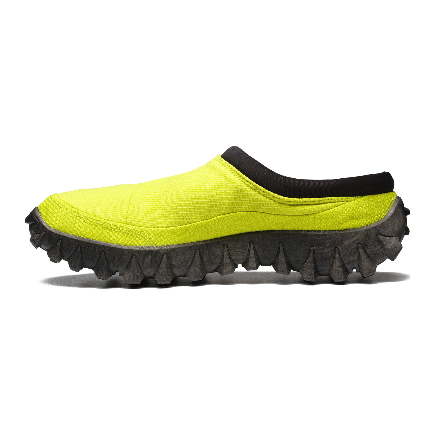 SALOMON Snowclog Yellow Green Comfortable Slip-On Shoes. 475790