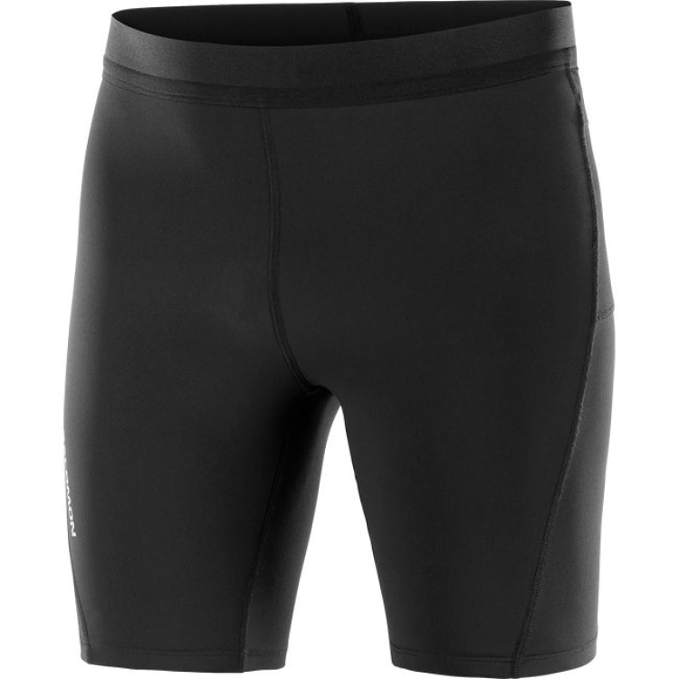 Salomon Solid Black 3-Inch Breathable Compression Shorts LC2189500