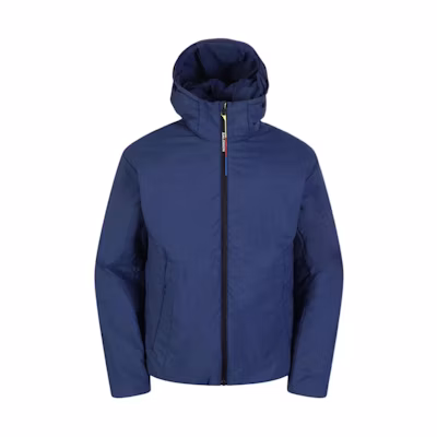 Salomon Solid Color Hooded Zip Jacket Unisex - Blue LC2347300
