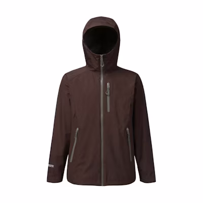 Salomon Solid Color Zip-Up Hoodie Jacket in Maroon Red LC2559000