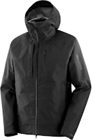 Salomon Solid Color Zip Hoodie Jacket - Black LC2102800 Salomon Solid Color Zip Hoodie Jacket - Black LC2102800