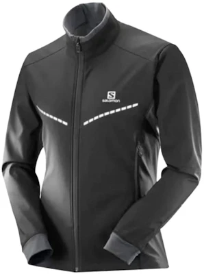 Salomon Solid Windproof Waterproof Softshell Jacket Black 397158 Buy Salomon Solid Windproof Waterproof Softshell Jacket Black 397158