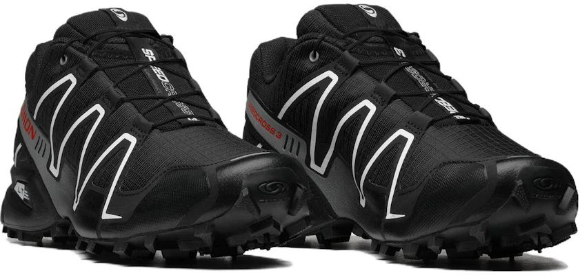Salomon Speedcross 3 'Hitam Aurora Merah' L47284100 Lookbook Salomon Speedcross 3 'Hitam Aurora Merah' L47284100