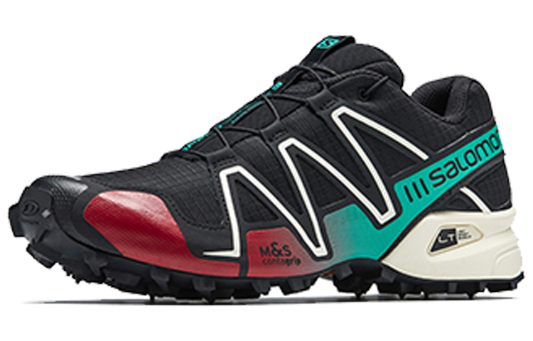 Lookbook SALOMON 萨洛蒙 Speedcross 3 戶外專業 低幫 跑步鞋 男女同款 黑色