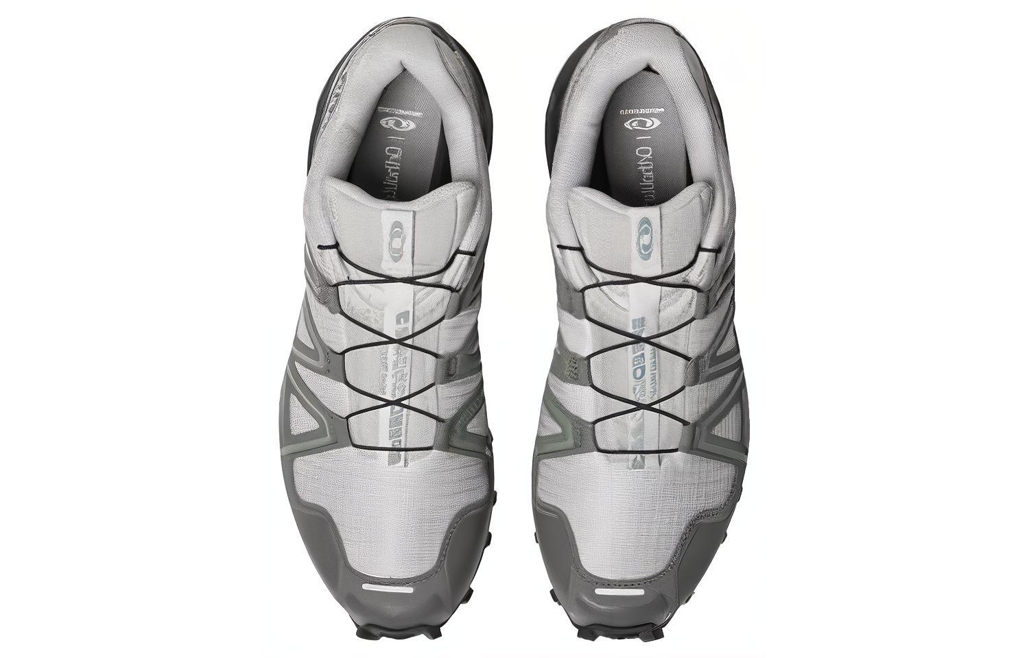 Lookbook Salomon Speedcross 3 'Gris Blanco' zapatillas de trail running. 471399
