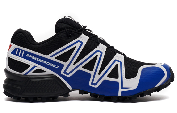 Order SALOMON 萨洛蒙 Speedcross 3 跑步鞋 男款 黑藍 戶外越野