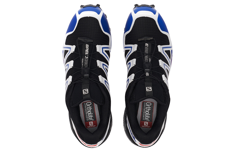Shop SALOMON 萨洛蒙 Speedcross 3 跑步鞋 男款 黑藍 戶外越野