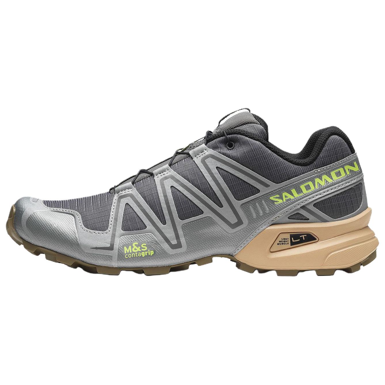 Salomon Speedcross 3 Gray Trail Running Shoes - Comfortable & Breathable. 477363