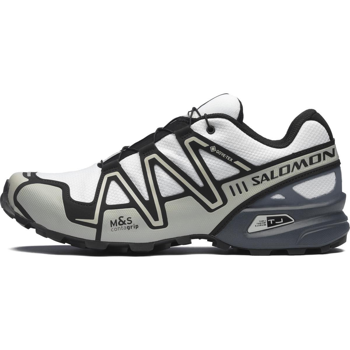 Salomon Speedcross 3 GTX Waterproof Trail Running Shoes Black White . 478675