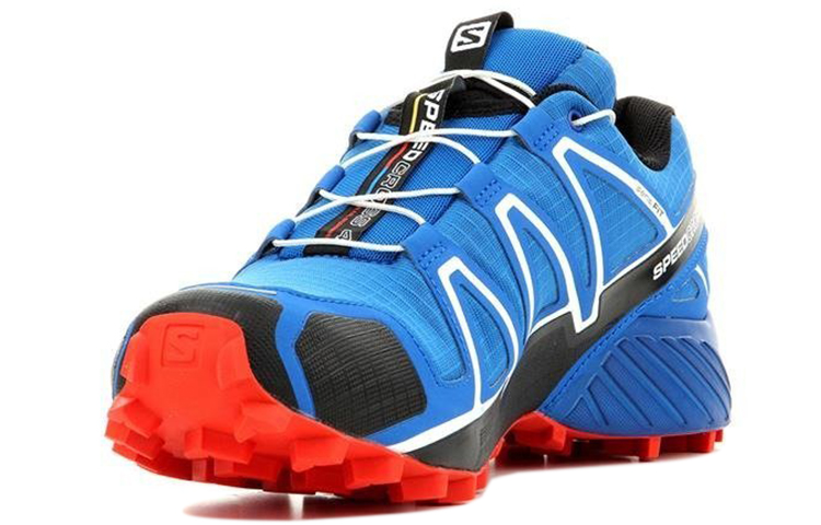 Lookbook Salomon Speedcross 4 'Biru Merah' 383132