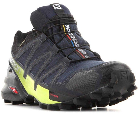 Salomon Speedcross 4 GTX 'Biru Hitam' 394456 Lookbook Salomon Speedcross 4 GTX 'Biru Hitam' 394456