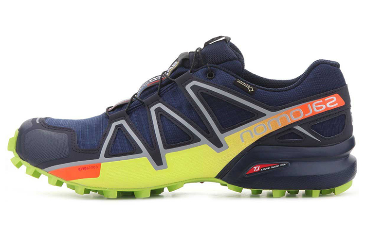 Buy Salomon Speedcross 4 GTX 低幫耐磨戶外功能鞋 藍黃