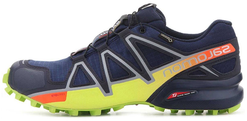 Buy Salomon Speedcross 4 GTX Blue Yellow 400938 Novelship