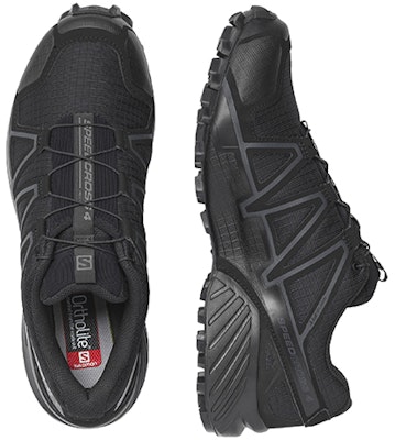Salomon Speedcross 4 Wide 'Hitam Low-Top' 401436 Lookbook Salomon Speedcross 4 Wide 'Hitam Low-Top' 401436