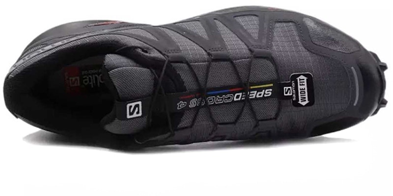 萨洛蒙 Speedcross 4 宽版 '深灰色' 402599 Lookbook 萨洛蒙 Speedcross 4 宽版 '深灰色' 402599