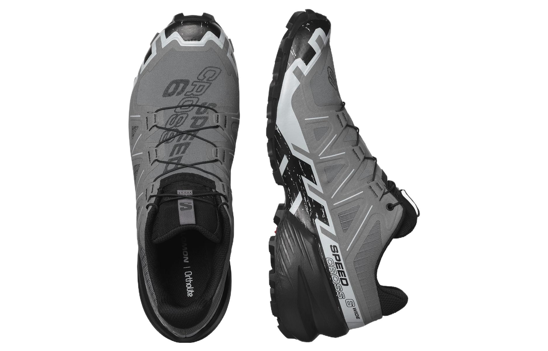 Shop 萨洛蒙 Speedcross 6 '灰黑色'跑鞋 417441