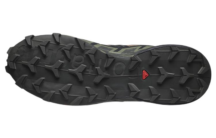 Shop Salomon Speedcross 6 'Kelp' Kasut Lari Lelaki 471158