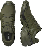 Shop SALOMON薩洛門 Speedcross 6 防滑耐磨 低筒 跑步鞋 男女同款 軍綠色