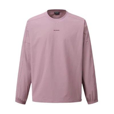 Salomon Sportstyle Pink Crewneck Letter Sweatshirt for Men C25793