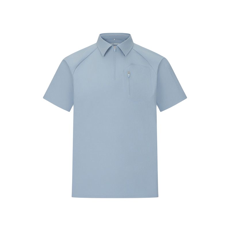 Salomon SS26  Polo Shirt Outdoor Hiking Camping Breathable Lightweight Top C28853