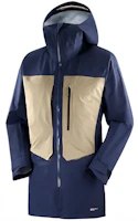 Salomon Stance Colorblock Mid-Length Hooded Jacket Men’s Blue LC1821000 Salomon Stance Colorblock Mid-Length Hooded Jacket Men’s Blue LC1821000
