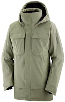 SALOMON Stance Insulated Hooded Jacket Grey-Green LC2150000 SALOMON Stance Insulated Hooded Jacket Grey-Green LC2150000
