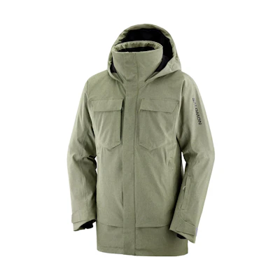 SALOMON Stance Insulated Hooded Jacket Grey-Green LC2150000