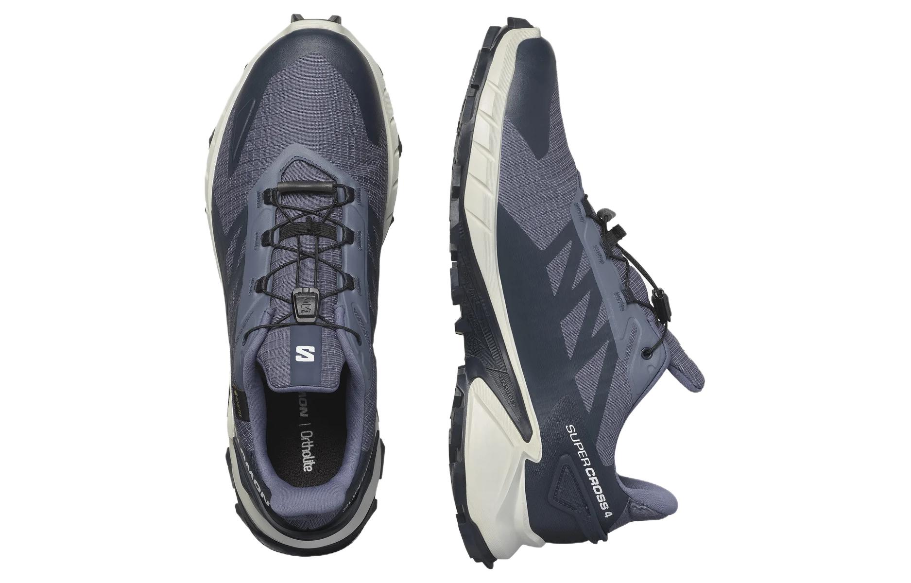 Lookbook Salomon Supercross 4 GTX 蓝黑越野跑鞋 474623