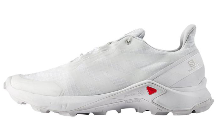 Salomon Supercross 'White Comfort Shock-Absorbing Trail Runner' 409302