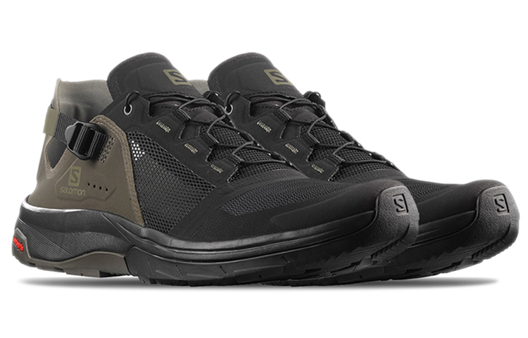 Lookbook 薩洛蒙 Tech Amphib 4 耐磨防滑 低帮訓練鞋 黑色