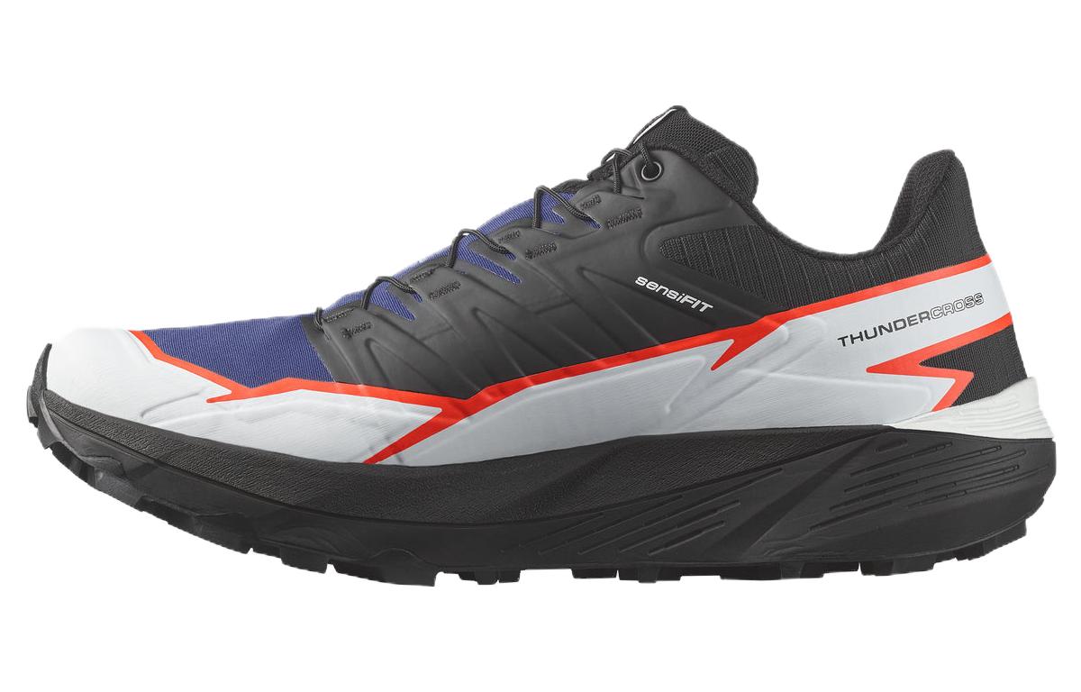 Salomon Trail Running 'CMFT Sport Non-Slip Durable Low Top Black Blue'