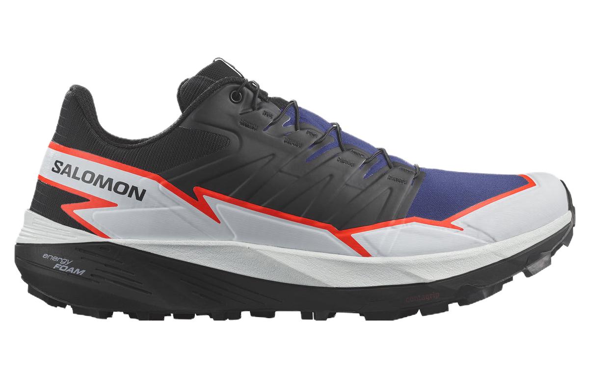 Salomon Trail Running 'CMFT Sport Non-Slip Durable Low Top Black Blue' 圖 2