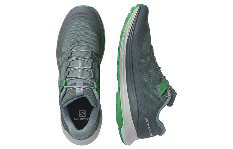 Lookbook 萨洛蒙 Ultra Glide 灰绿色球鞋 415984