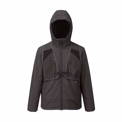 SALOMON UNI FW24 Light Gray Hooded Jacket - Stylish & Comfortable. LC2573200
