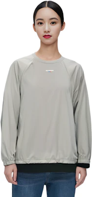 Salomon UNI Race Flag 圓領衫 淺綠 男女寬鬆版型 LC2393900 1