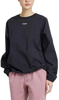 Salomon Unisex Black Crewneck Pullover Loose Fit Long Sleeve Sweatshirt S241001STW12 4