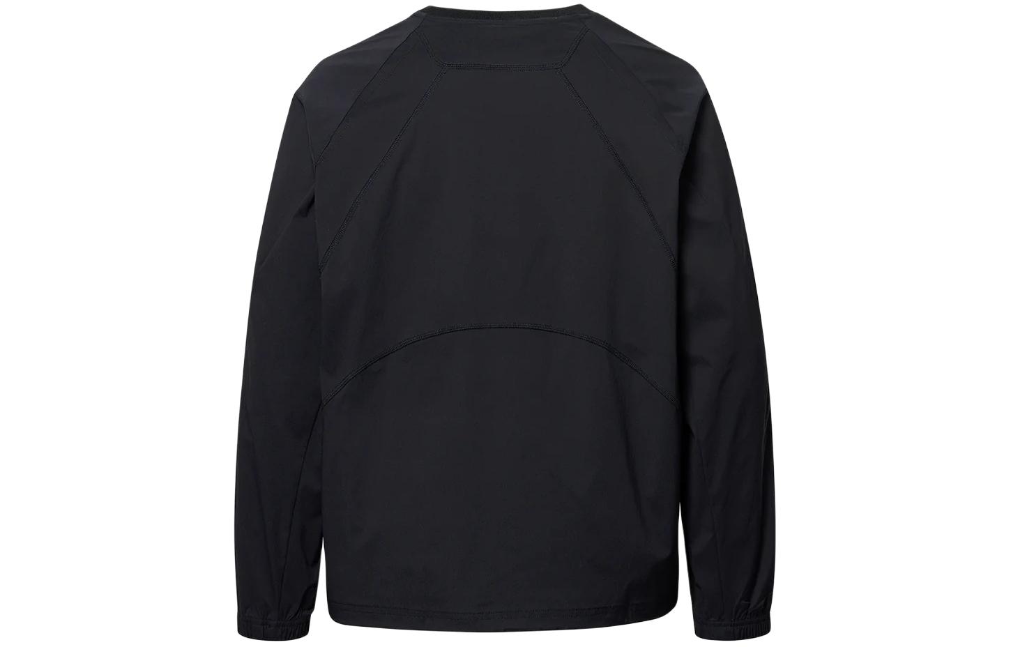 Lookbook Salomon Unisex Black Crewneck Pullover Loose Fit Long Sleeve Sweatshirt S241001STW12