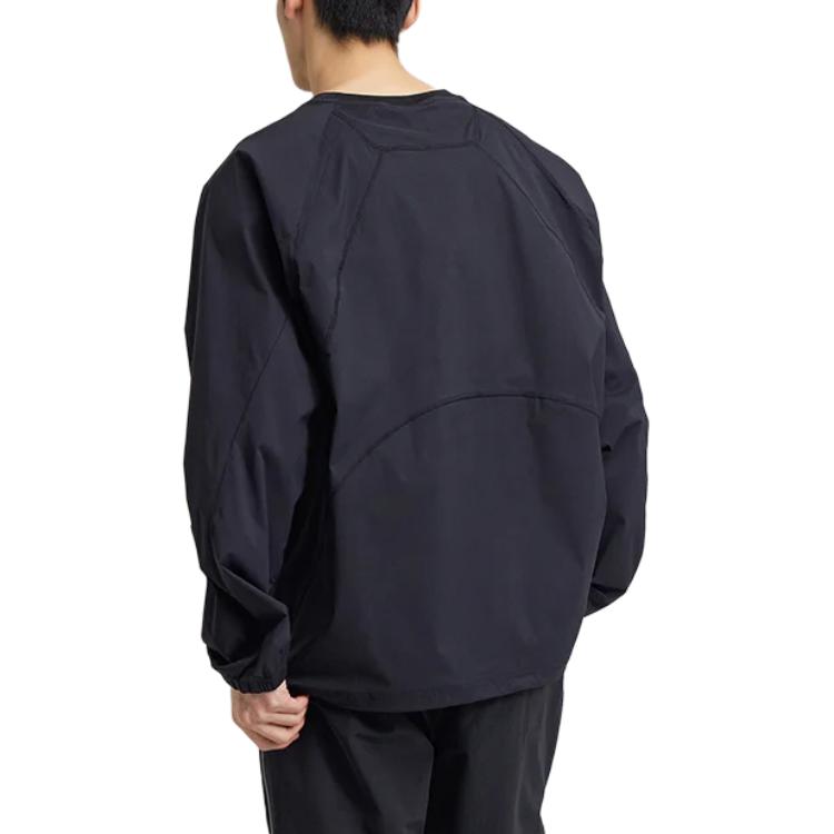 Cheap Salomon Unisex Black Crewneck Pullover Loose Fit Long Sleeve Sweatshirt S241001STW12